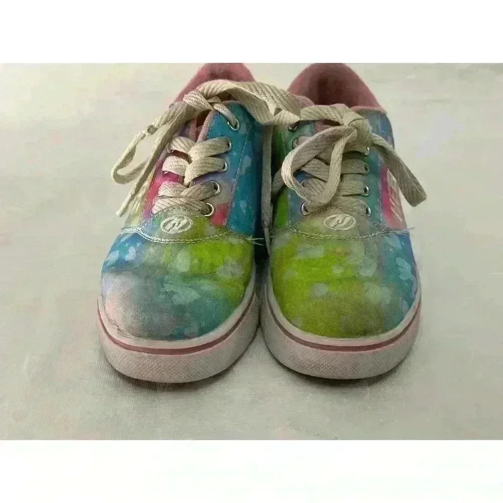 Heelys Pro 20 Prints HES10334 Tie Dye Rainbow Skate Shoe Sneaker Youth Sz 4 Wo 5 - Picture 4 of 8